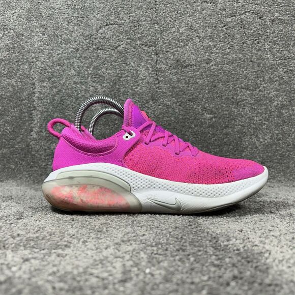 Nike Joyride Run Flyknit AQ2731-603 Women’s Sz 8.5 Fire Pink Athletic Shoes Used - Picture 1 of 12
